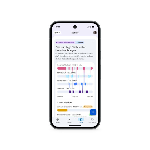 Artwork von Google Health App (Bild: Google)